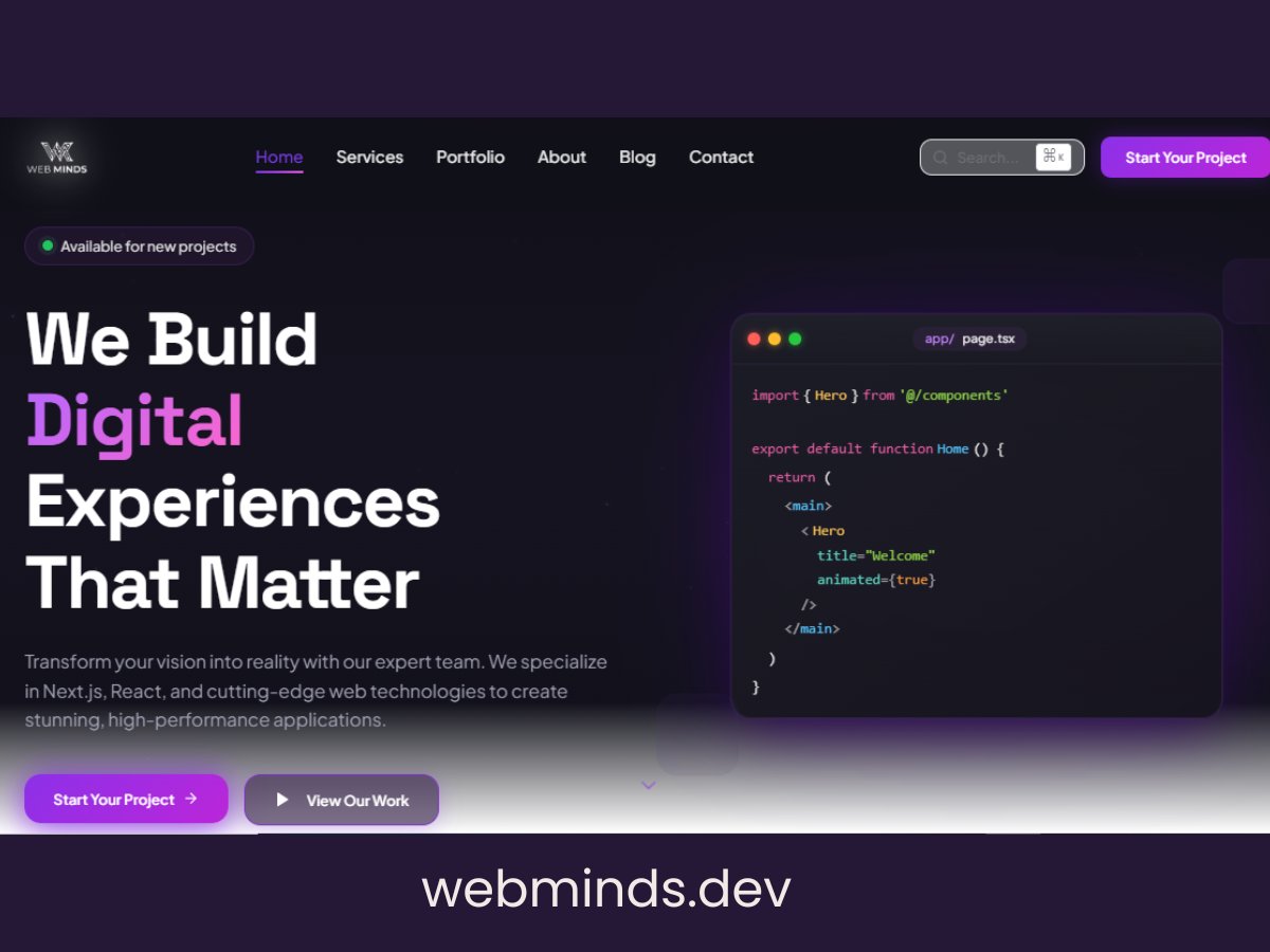 Meta Minds — Premier Digital Marketing & Website Development